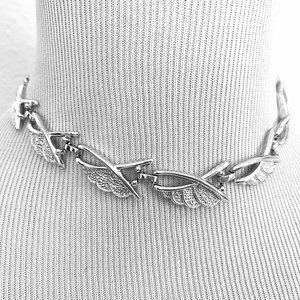 Vintage 1950s Sarah Coventry Silver Tone Necklace